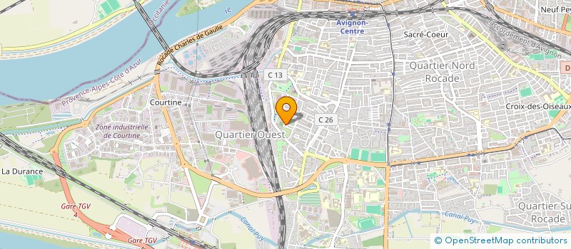 localisation de l'entreprise MADAME JALILA EL HARRATI  AVIGNON