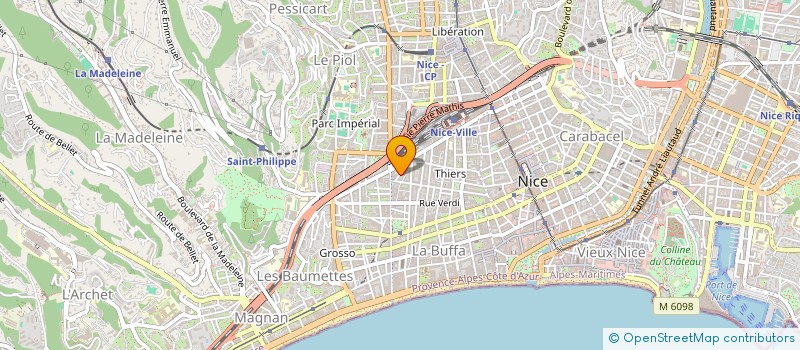 localisation de l'entreprise MADAME JALILA HAFFOUD à NICE