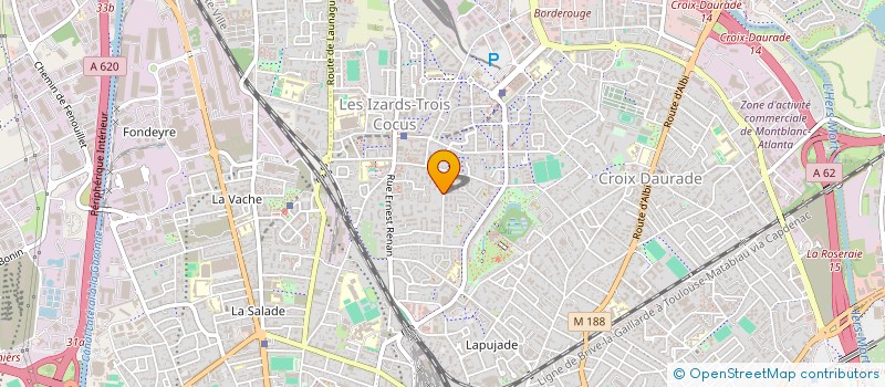 localisation de l'entreprise MADAME JALILA HASSAR  TOULOUSE