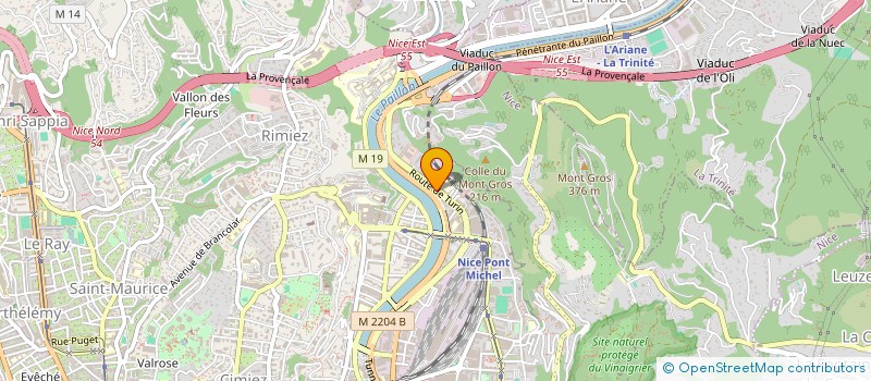 localisation de l'entreprise MADAME JALILA KHADIMALLAH à NICE