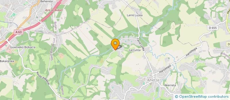 localisation de l'entreprise MADAME JALNA SOULAGE  AHETZE