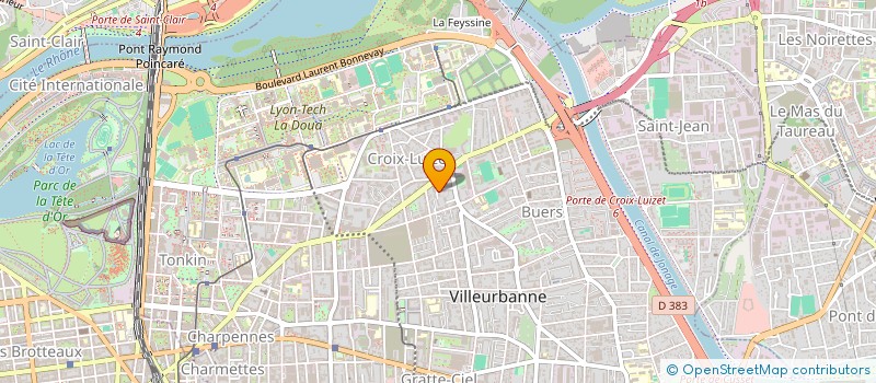 localisation de l'entreprise MADAME JALYSSA BOYARD  VILLEURBANNE