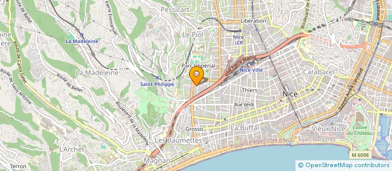 localisation de l'entreprise MADAME JAMA ALILA à NICE