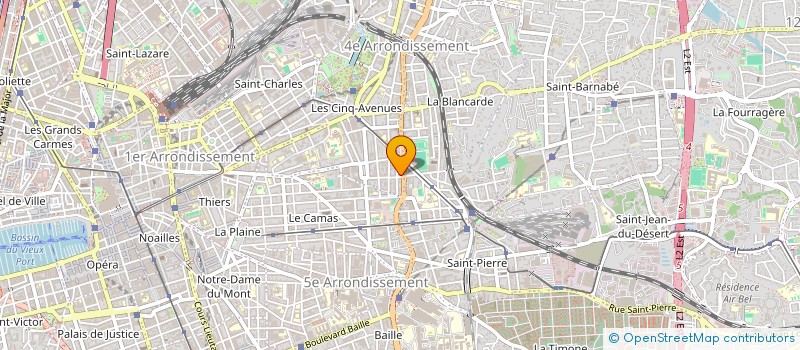 localisation de l'entreprise MADAME JAMELLA BERROUIGUET à MARSEILLE