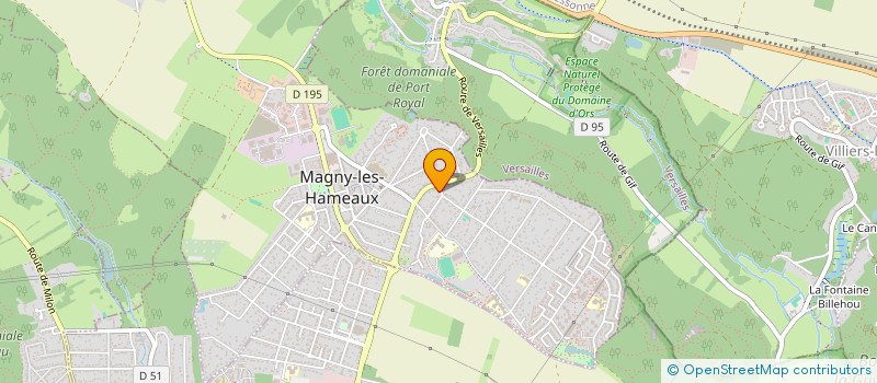 localisation de l'entreprise MADAME JAMELLA SAMMOUDI  MAGNY-LES-HAMEAUX