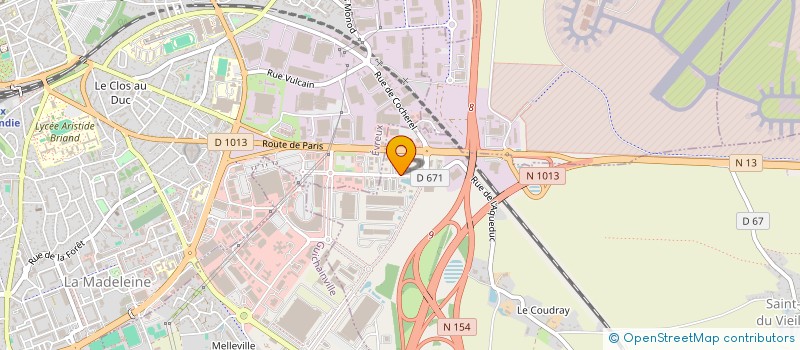 localisation de l'entreprise MADAME JAMELLAH BALI  LE VIEIL-EVREUX