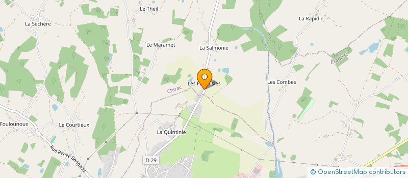 localisation de l'entreprise MADAME JAMIE COWAN à CHIRAC