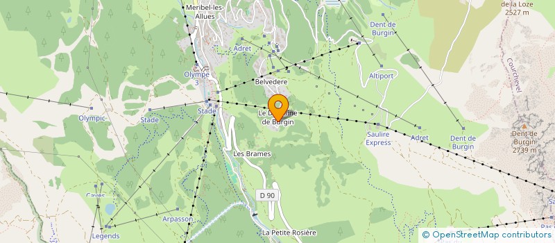 localisation de l'entreprise MADAME JAMIE DEAMER  LES ALLUES