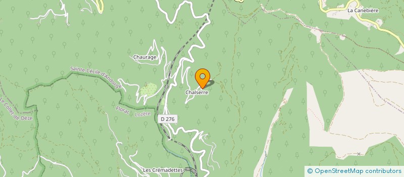 localisation de l'entreprise MADAME JAMIE DELETTRE  SAINTE-CECILE-D'ANDORGE