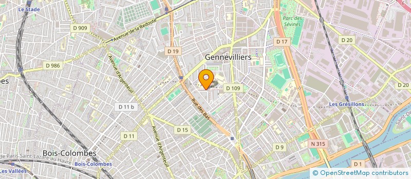 localisation de l'entreprise MADAME JAMIE EDMONDSON à GENNEVILLIERS