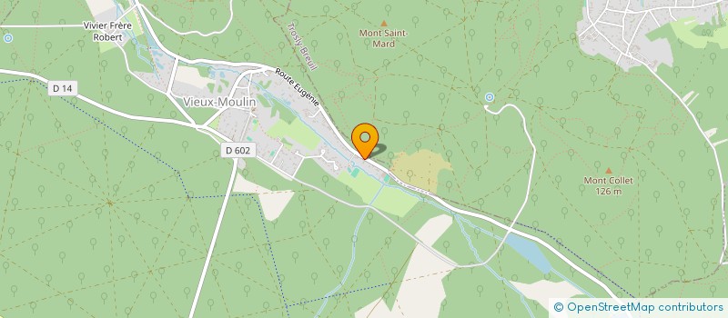 localisation de l'entreprise MADAME JAMIE HASKELL  VIEUX-MOULIN