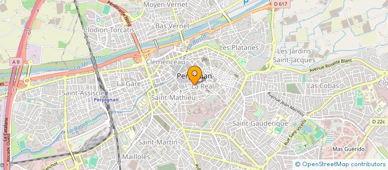 localisation de l'entreprise MADAME JAMILA AFASSI  PERPIGNAN