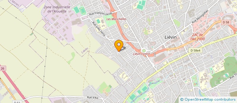 localisation de l'entreprise MADAME JAMILA AIT OUSTI M'HAND à LIEVIN