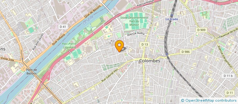 localisation de l'entreprise MADAME JAMILA ARBAOUI à COLOMBES
