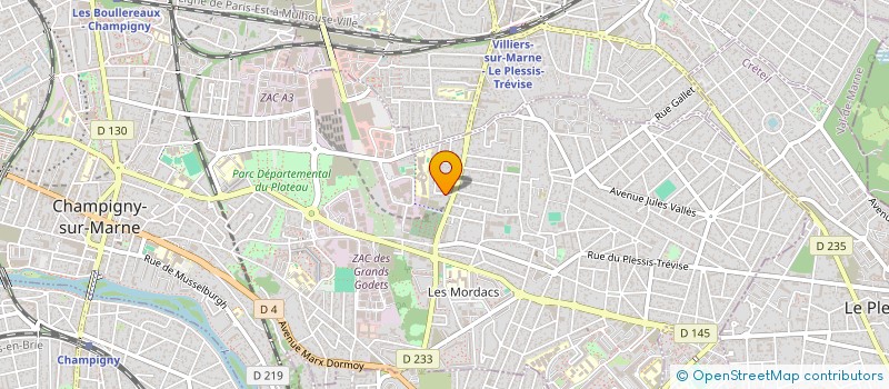 localisation de l'entreprise MADAME JAMILA ATOUI à CHAMPIGNY-SUR-MARNE