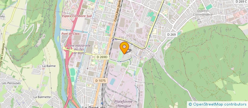 localisation de l'entreprise MADAME JAMILA BELHILALI-CHALIGUI  LE PONT-DE-CLAIX