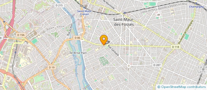 localisation de l'entreprise MADAME JAMILA BEN HAJ MILED  SAINT-MAUR-DES-FOSSES