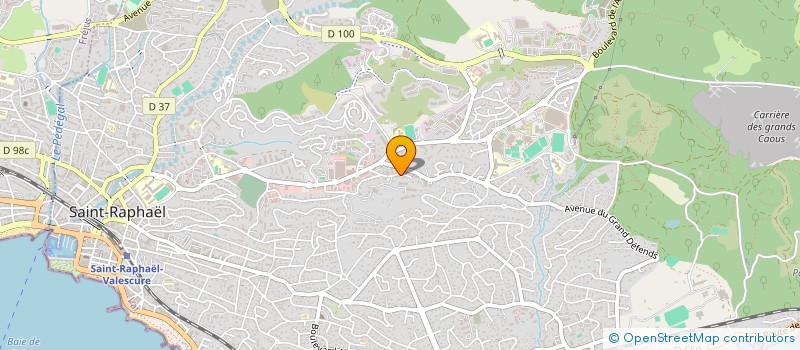 localisation de l'entreprise MADAME JAMILA BENABDELKARIM  SAINT-RAPHAEL