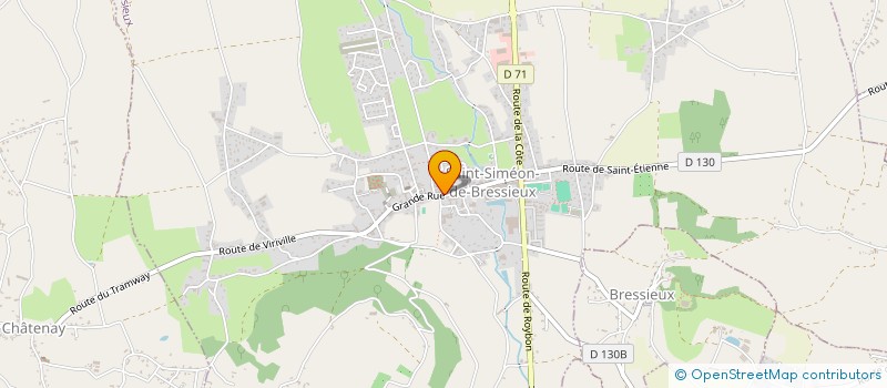 localisation de l'entreprise MADAME JAMILA BENAHCENE  SAINT-SIMEON-DE-BRESSIEUX