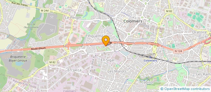 localisation de l'entreprise MADAME JAMILA BENGUIT à COLOMIERS