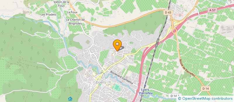 localisation de l'entreprise MADAME JAMILA BENTAYEB  CUERS