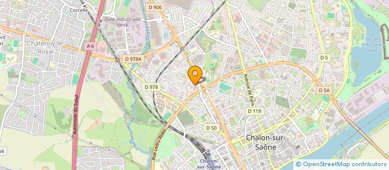 localisation de l'entreprise MADAME JAMILA BERKHLI à CHALON-SUR-SAONE