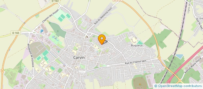 localisation de l'entreprise MADAME JAMILA BIDIR  CARVIN