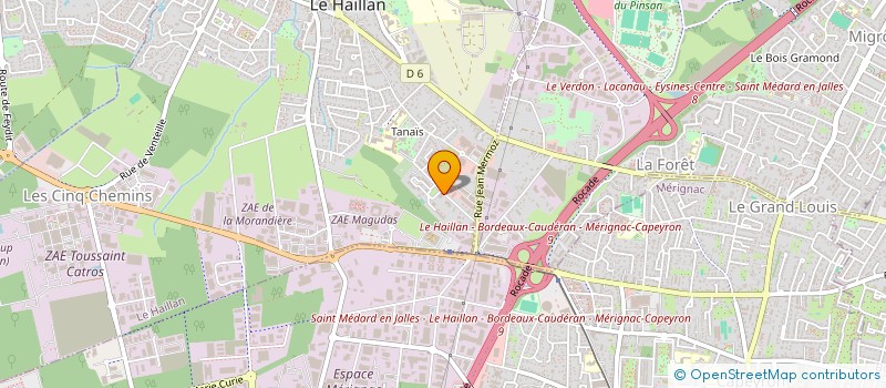 localisation de l'entreprise MADAME JAMILA BOUMAZA à LE HAILLAN