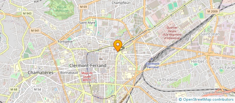 localisation de l'entreprise MADAME JAMILA BOUMHACHE  CLERMONT-FERRAND