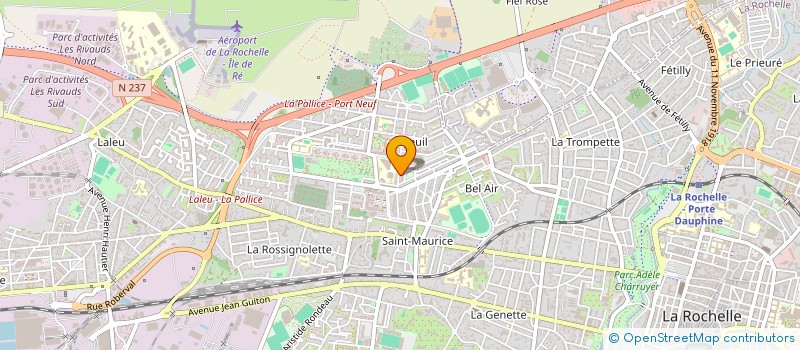localisation de l'entreprise MADAME JAMILA CHEMMALI à LA ROCHELLE