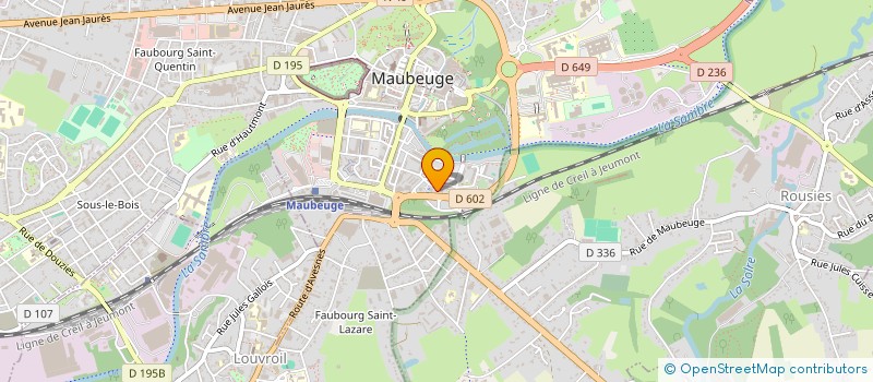 localisation de l'entreprise MADAME JAMILA CHOHRI  MAUBEUGE