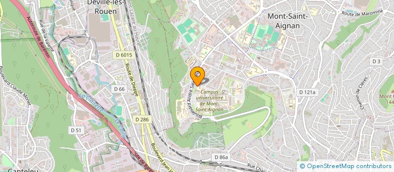 localisation de l'entreprise MADAME JAMILA DUFOUR  MONT-SAINT-AIGNAN