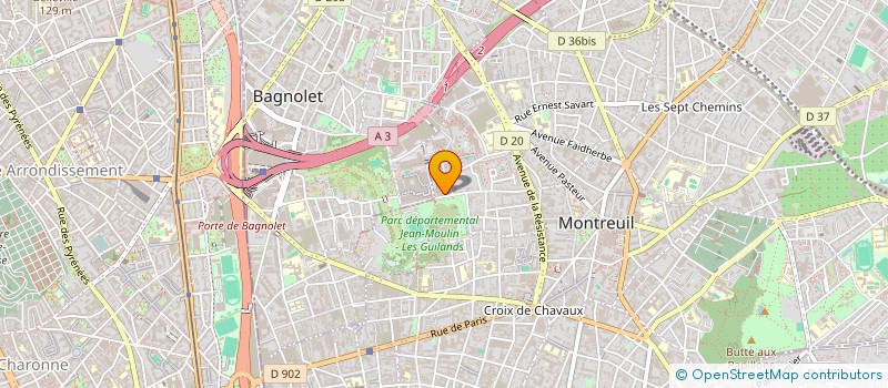 localisation de l'entreprise MADAME JAMILA EL GAID à MONTREUIL