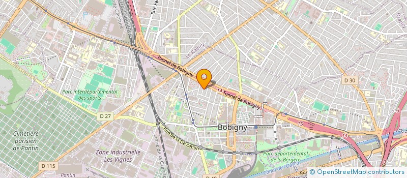 localisation de l'entreprise MADAME JAMILA FERNANDEZ OLAIZOLA  BOBIGNY