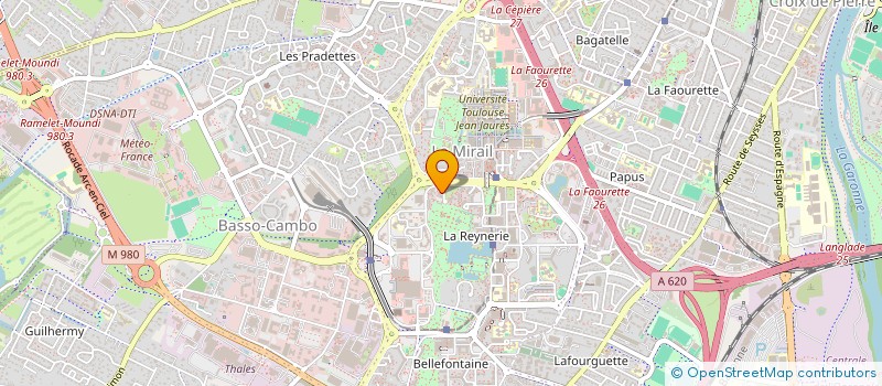 localisation de l'entreprise MADAME JAMILA HAMRI  TOULOUSE