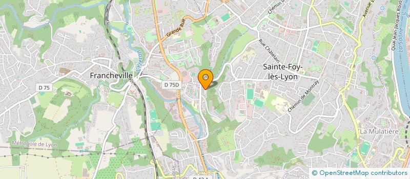 localisation de l'entreprise MADAME JAMILA KARI  SAINTE-FOY-LES-LYON