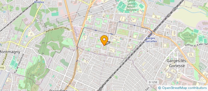 localisation de l'entreprise MADAME JAMILA LABYLLE  SARCELLES