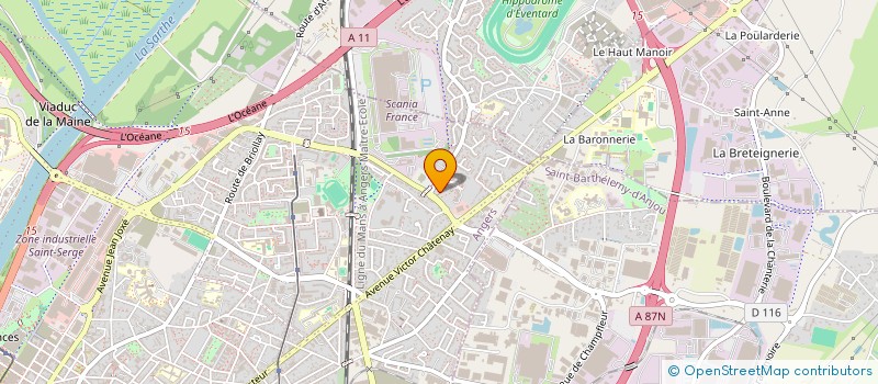 localisation de l'entreprise MADAME JAMILA LAJNEF à ANGERS