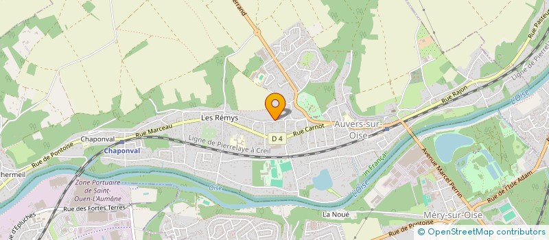 localisation de l'entreprise MADAME JAMILA M'BARKI à AUVERS SUR OISE