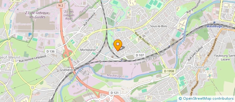 localisation de l'entreprise MADAME JAMILA MAKANE  MAUBEUGE