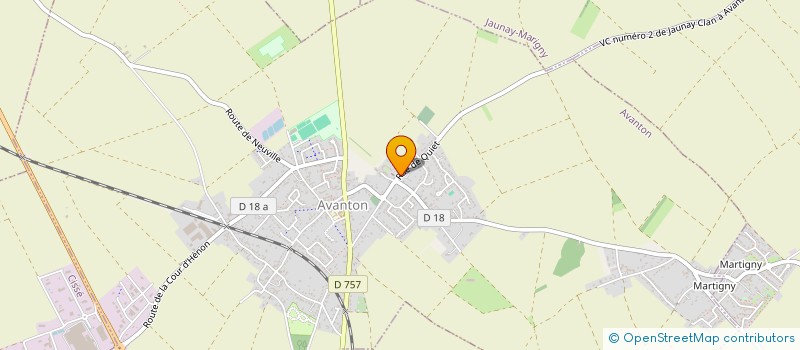 localisation de l'entreprise MADAME JAMILA MANSOURI  AVANTON