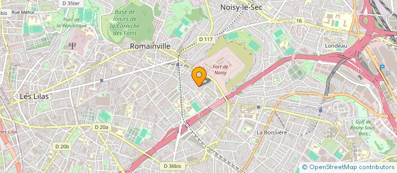 localisation de l'entreprise MADAME JAMILA MANSSOUR à ROMAINVILLE