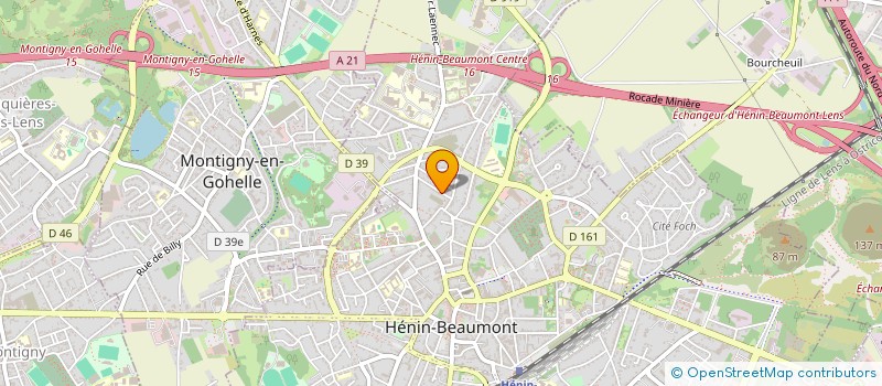 localisation de l'entreprise MADAME JAMILA MIMOUNE à HENIN-BEAUMONT