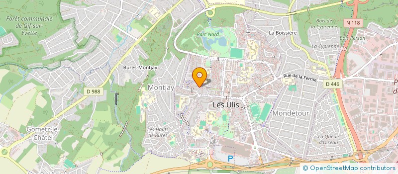 localisation de l'entreprise MADAME JAMILA NIAZI  LES ULIS