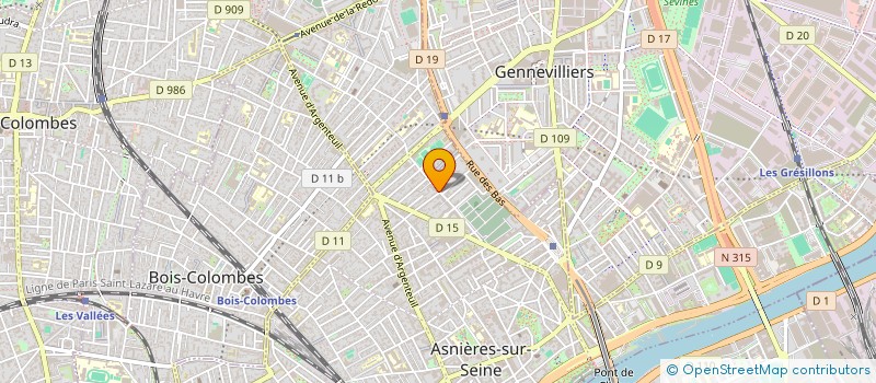 localisation de l'entreprise MADAME JAMILA OUARHZANI à ASNIERES-SUR-SEINE