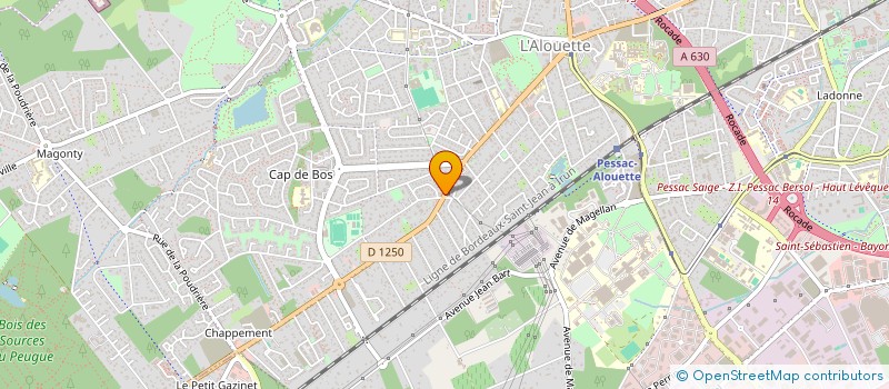 localisation de l'entreprise MADAME JAMILA OUASSOU à PESSAC