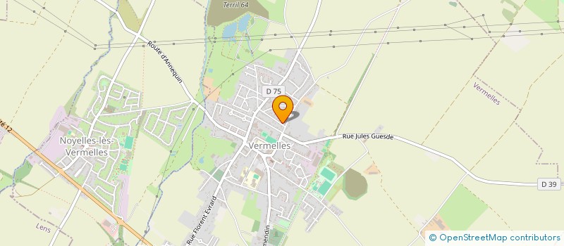 localisation de l'entreprise MADAME JAMILA OUATTOU  VERMELLES