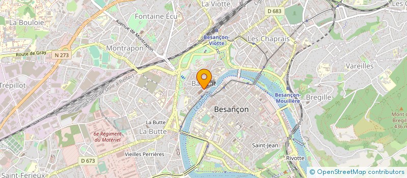 localisation de l'entreprise MADAME JAMILA OUDBIB  BESANCON