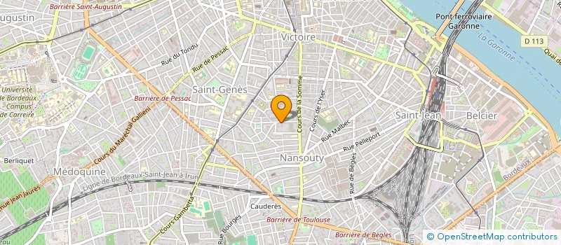 localisation de l'entreprise MADAME JAMILA OUTIZGUINE  BORDEAUX