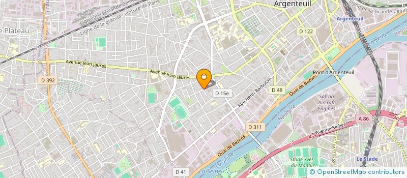 localisation de l'entreprise MADAME JAMILA QIAL  ARGENTEUIL